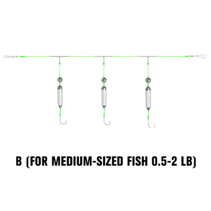 🔥3 Hooks Anti Drift Bottom Fishing Rig