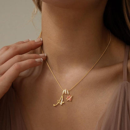 ✨3-Layering Initial A-Z Letter Pendant Necklaces🎀