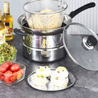 Multipurpose Stainless Steel Saucepan-🎁