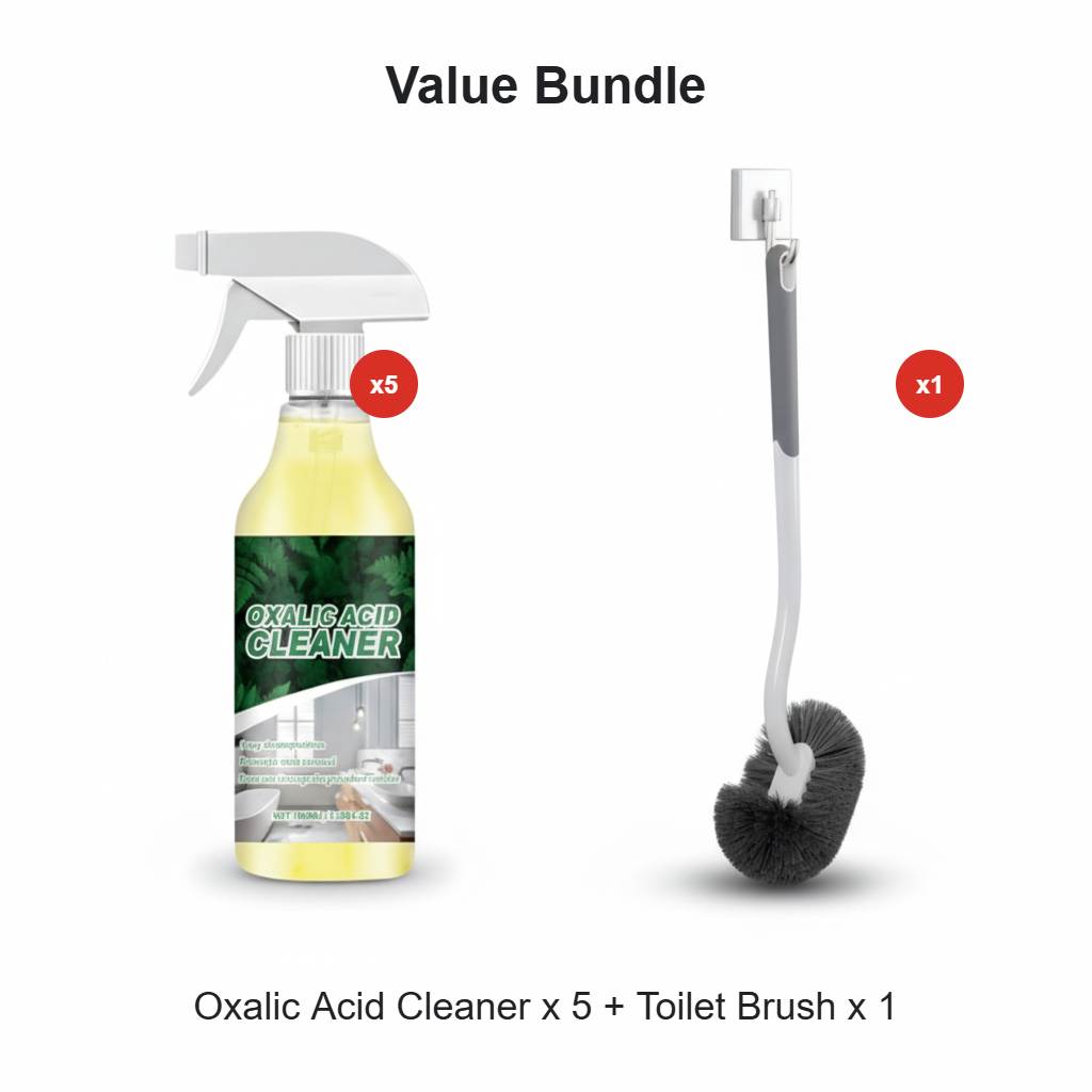 【CLEARANCE!】Molecular-Level Cleaning Tech! Oxalic Acid Cleaner Dissolves Rust🚽✨