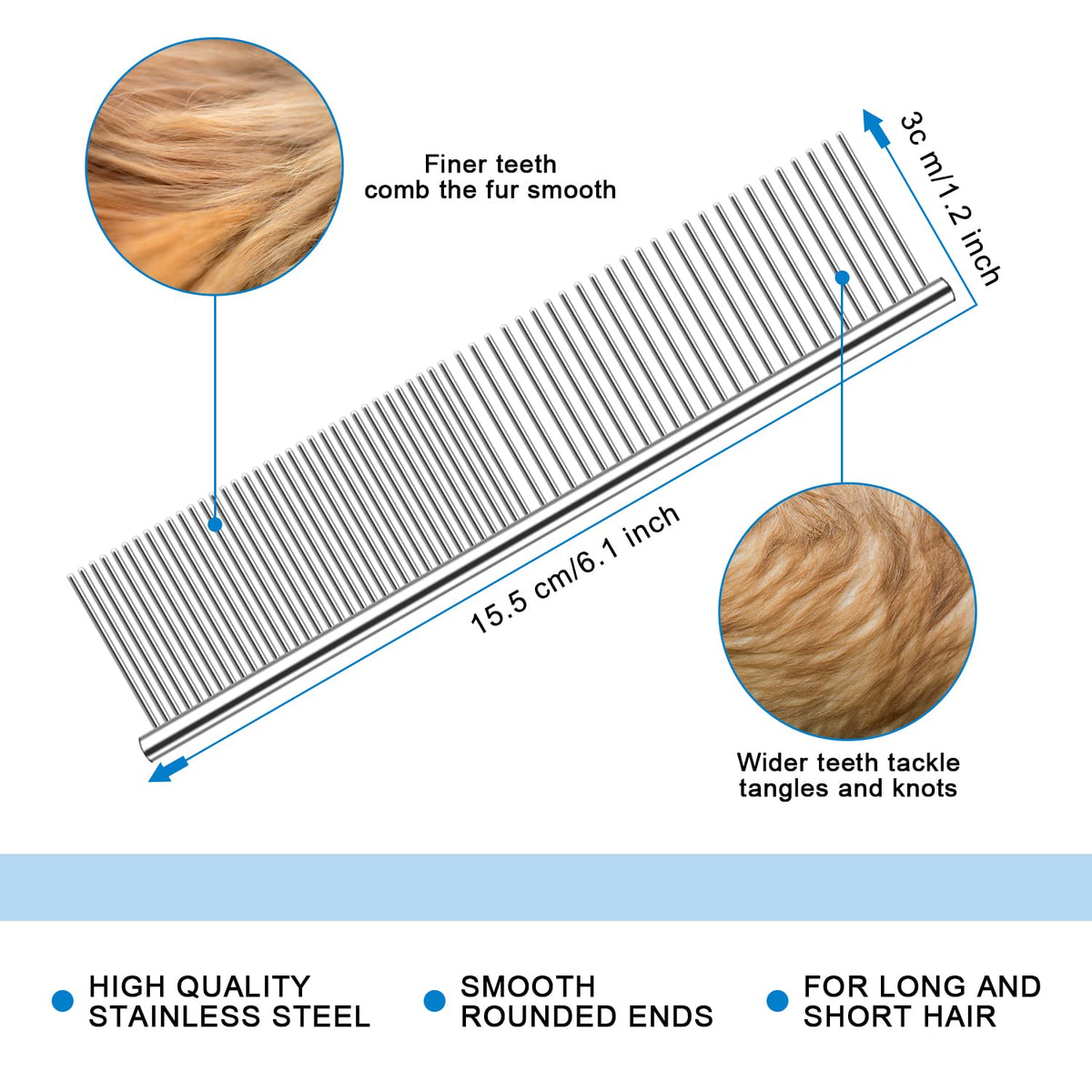 Professional Deshedding Tool For Dogs And Cats
