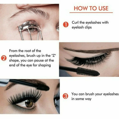 😍Best Gift-4D Waterproof Silk Fibre Thick Lengthening Mascara