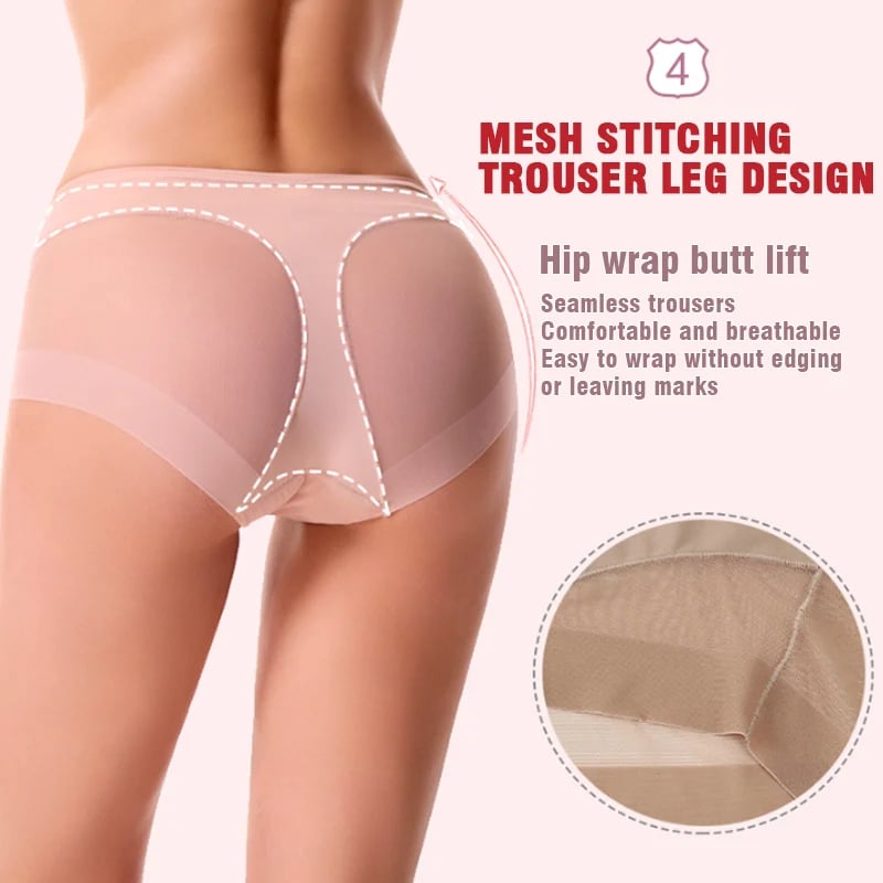 Pay 1 Get 4(4packs) High Waist Ice Silk Seamless Shaping Briefs--Last Day 49% OFF