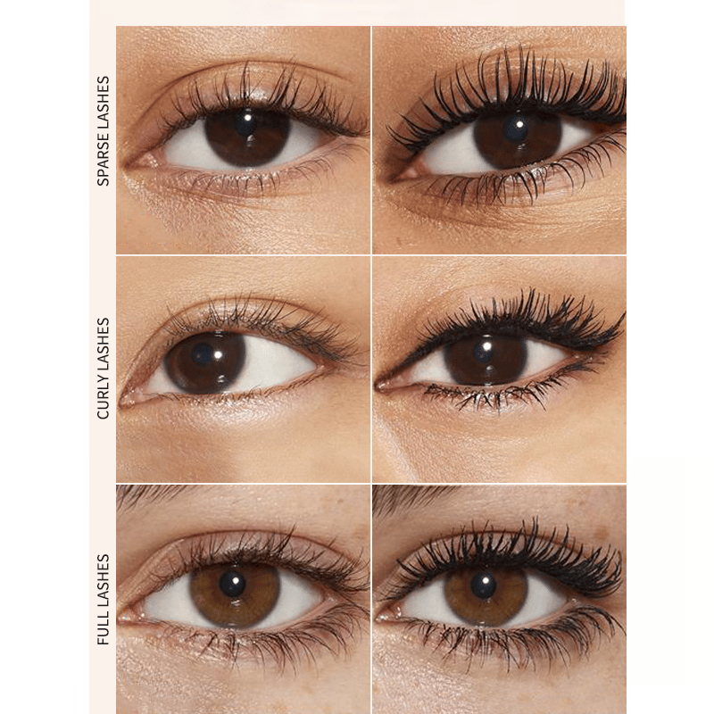 👁️✨ All-Day Beautiful Lashes, Smudge-Proof! Waterproof Fiber Mascara for Natural Volume. 💖💃