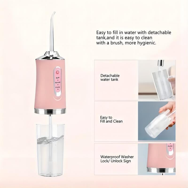 🔥Water flosser portable teeth cleaner travel toothbrush portable oral dental floss irrigator