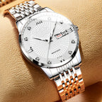 💥Men's Stainless Steel Waterproof Business Watch
