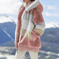 Contrasting Padded Coat