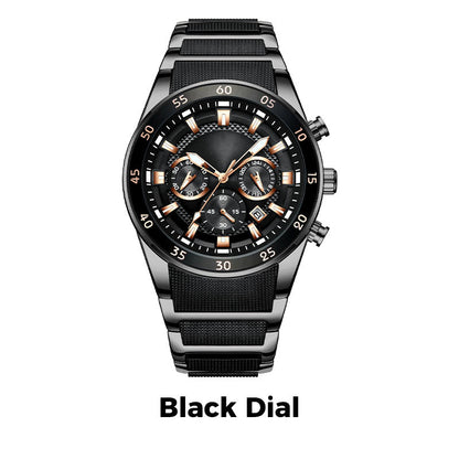 🎁Men's Waterproof Multifunctional Quartz Watch