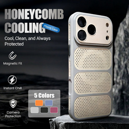 Breathable Honeycomb Vent Magnetic Phone Case