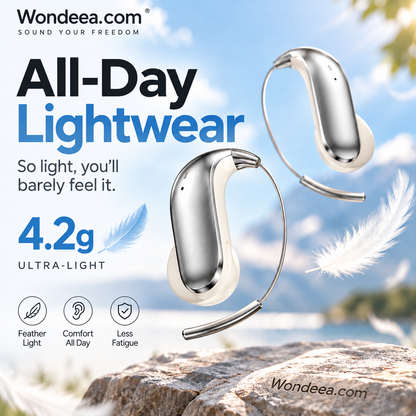 💥Bluetooth 6.0 Earbuds – 4.2g ultra-light, barely there feel. 48H playtime, IPX5 sweatproof. Perfect for runs & daily listening. ⚡✨