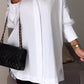 🎁2025 New Products Hot Sale✨Lapel Slit Shirt