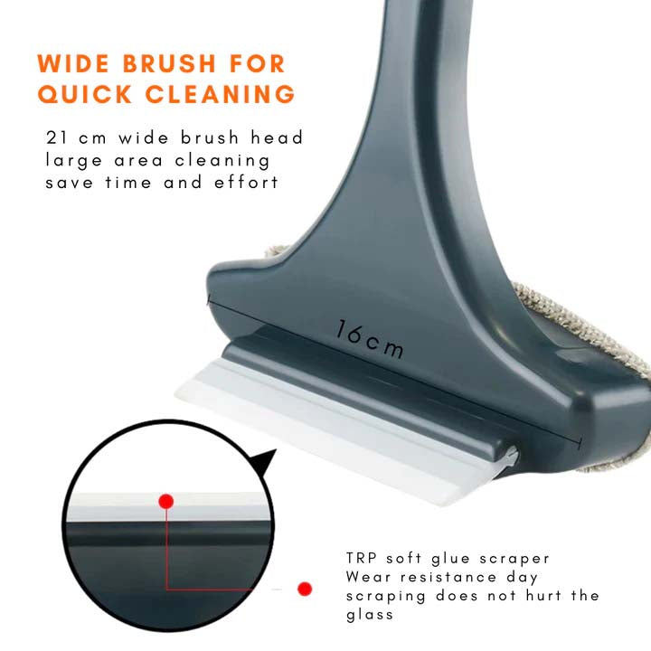 2-in-1 Window Cleaning Tool with Dual-Head