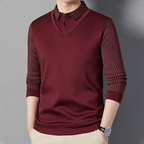 🎅Christmas Sale - 50% OFF🎅  Men's Warm Shirt With Imitation Two-Piece Suit