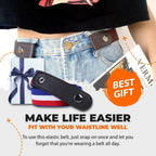 🔥Limited Time Offer 🔥Buckle-free Invisible Elastic Waist Belts
