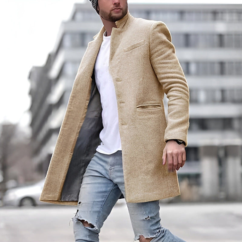 🔥🔥time-limited special offer🔥🔥[best gift] Men’s Fashion Tweed Long Coat