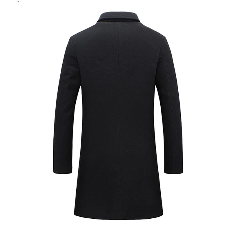 🔥🔥time-limited special offer🔥🔥[best gift] Men’s Fashion Tweed Long Coat