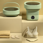 🔥Mini Folding Antibacterial Washing Machine