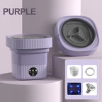 🔥Mini Folding Antibacterial Washing Machine