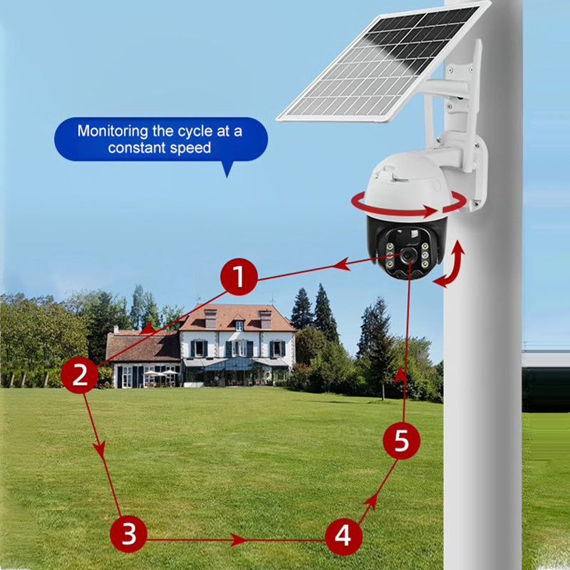 🎥Smart Wireless Solar Surveillance Camera