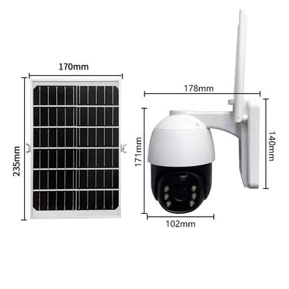 🎥Smart Wireless Solar Surveillance Camera