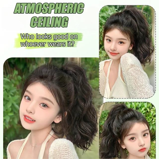 🎁Hot Sale 50% OFF⏳Realistic Curly Wig High Ponytail||A must-have for fashionable women