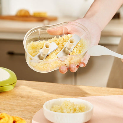 Hand-Powered Food Chopper and Condiment Maker