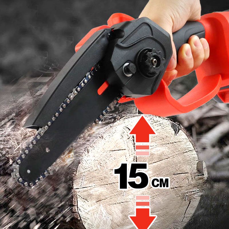 Mini 6" Rechargeable Chain Saw (Battery Included)