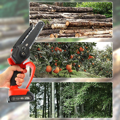 Mini 6" Rechargeable Chain Saw (Battery Included)