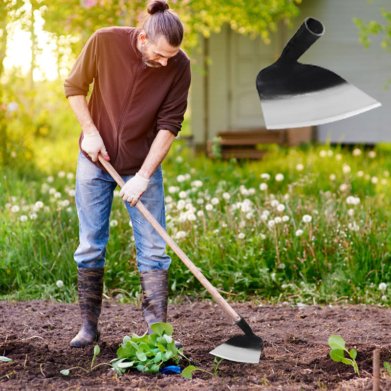 Heavy-Duty Steel Farm Gardening Weeding Hoe Head