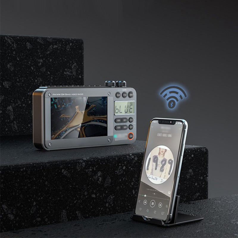 High-end Video Plug-in Bluetooth Pocket Full Band Video Radio