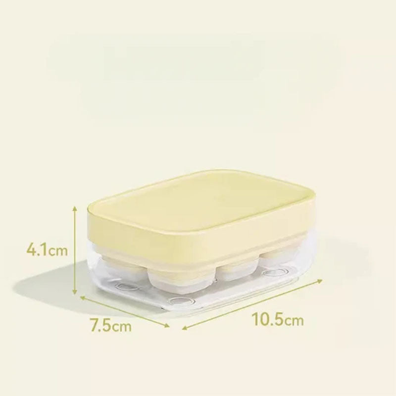 🧊Buy 1 Get 1 Free!🥃 Mini Ice Cube Tray – 6-Grid, Quick-Release & Food-Safe