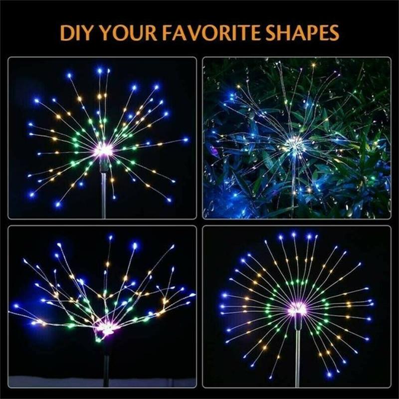 🔥Waterproof  Solar Garden Fireworks Lamp