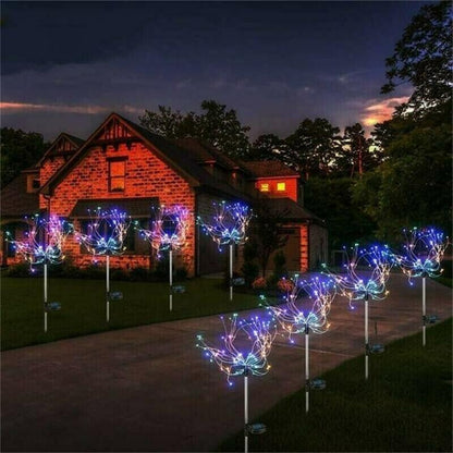 🔥Waterproof  Solar Garden Fireworks Lamp