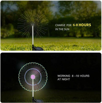 🔥Waterproof  Solar Garden Fireworks Lamp