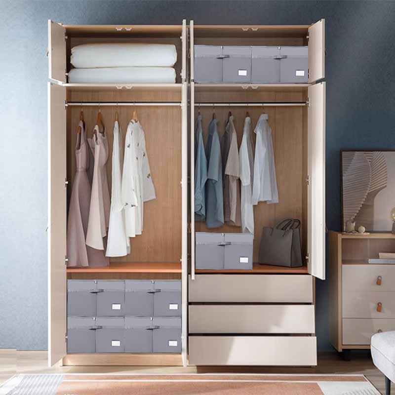 ⏳Time-Limited Special⏰Shoe Organizer with Adjustable Dividers & Clear Cover – Extra-Large Capacity, Durable Fabric & Easy Installation 🔍✨