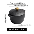 Multi-functional Nonstick Stock Pot with Steamer
