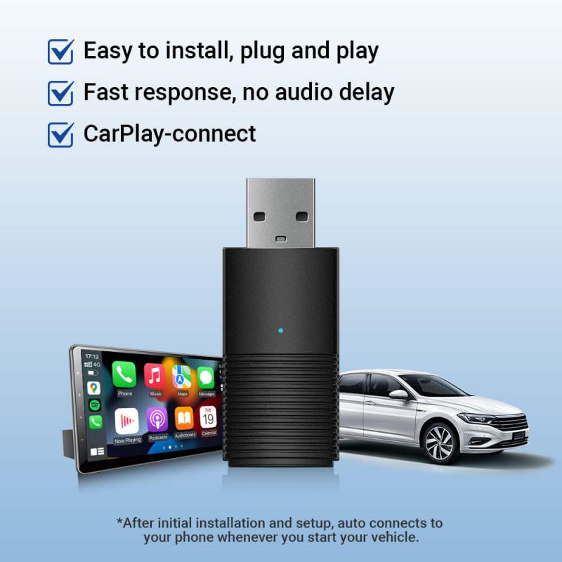 3-in-1 Mini Wireless Car Adapter Set