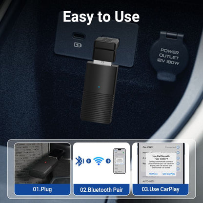 3-in-1 Mini Wireless Car Adapter Set