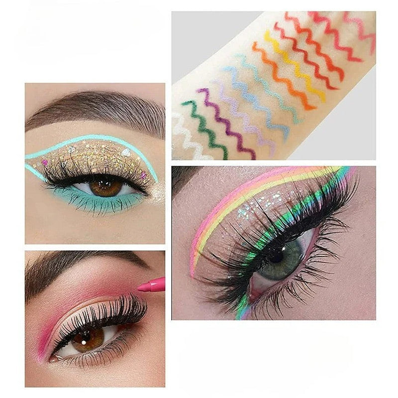 Multi-Color Waterproof Long-Lasting Eyeliner Pencil