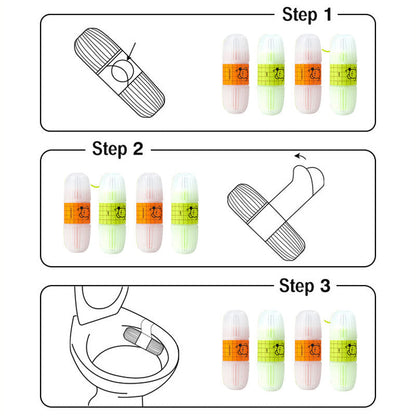 [Practical Gift] Air Freshener & Odor Purifying Hanging Deodorizer for Auto-Flush Toilets