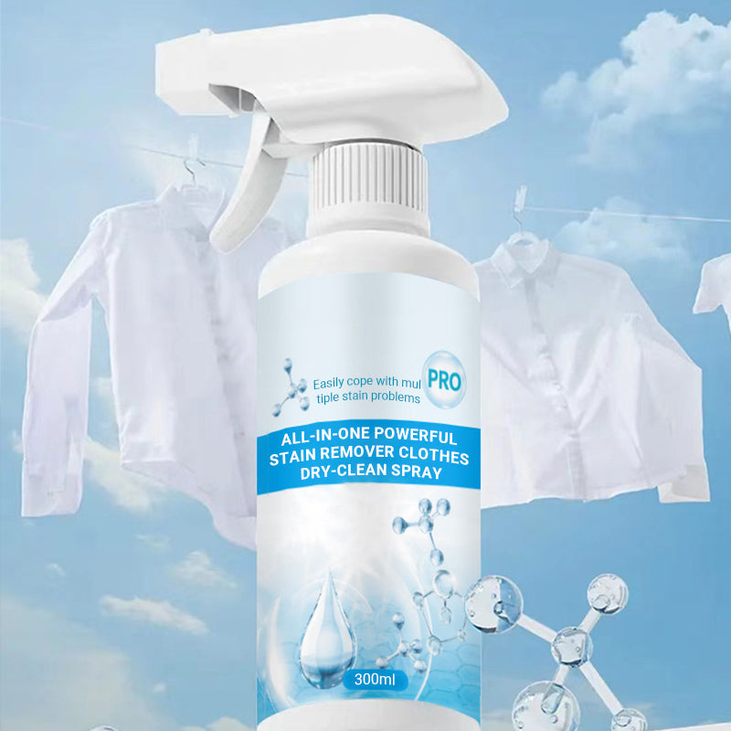 🧼 All-in-One Powerful Stain Remover Clothes Dry-Clean Spray