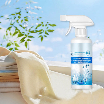 🧼 All-in-One Powerful Stain Remover Clothes Dry-Clean Spray