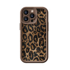 Leopard Print iPhone Case with Lanyard