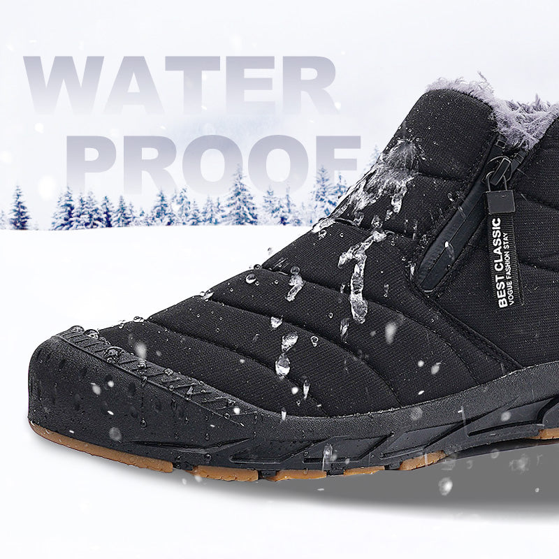 Winter Warm Faux Fur Lined Waterproof Outdoor Snow Boots💥