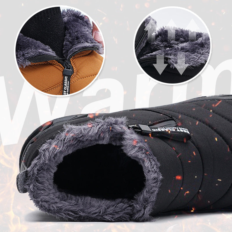 Winter Warm Faux Fur Lined Waterproof Outdoor Snow Boots💥