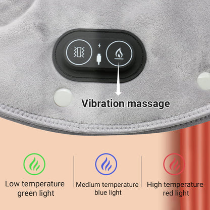 【Best Winter Gifts】Electric Neck and Shoulder Heating Pad with Vibration