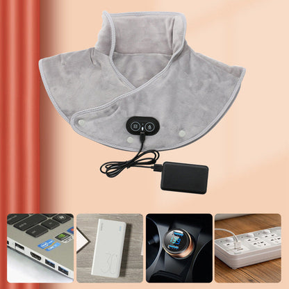 【Best Winter Gifts】Electric Neck and Shoulder Heating Pad with Vibration