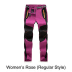 Windproof Waterproof Warm Elastic Waist Hiking Pants