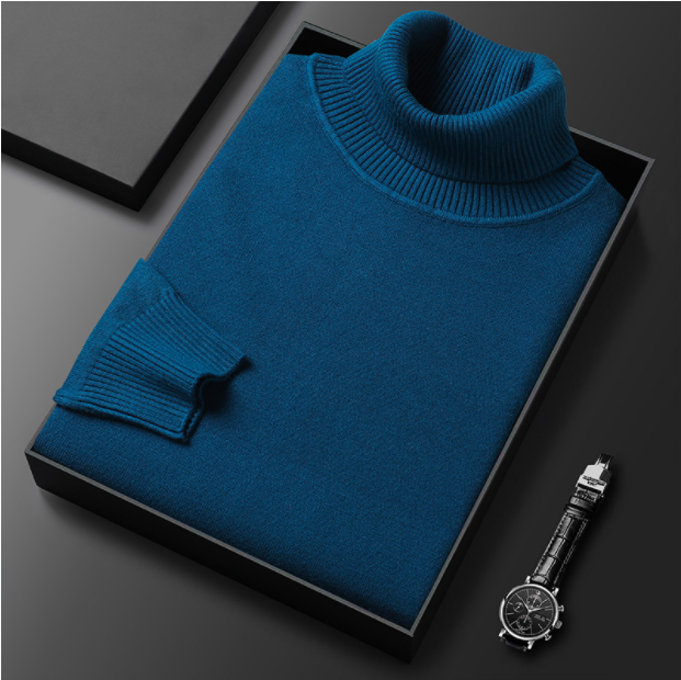 ✨Men's Solid Color Premium Turtleneck Sweater