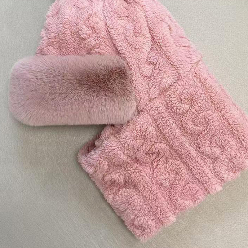 ❄️Winter-Specials❄️Women's Winter Warm Windproof Plush Scarf Hat